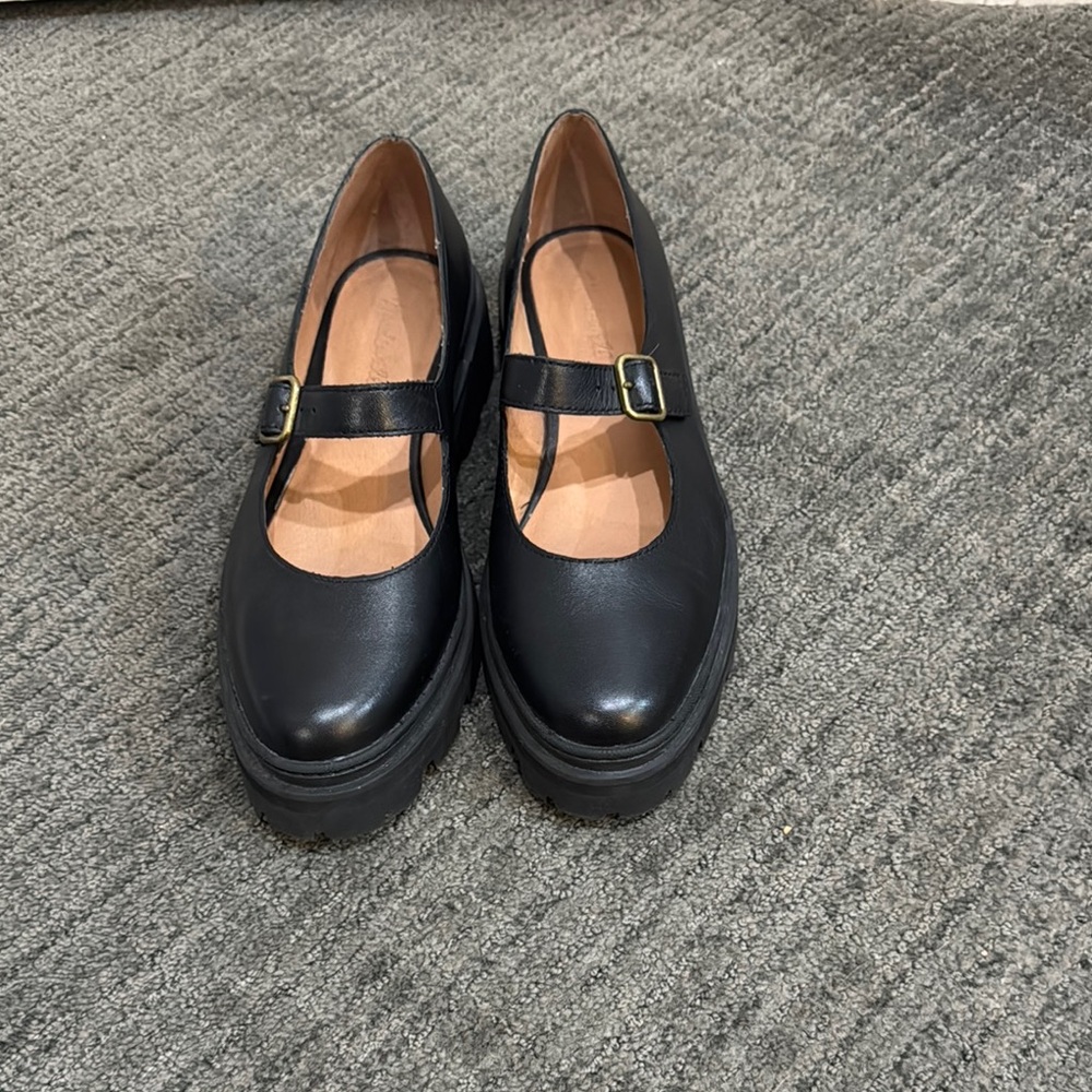 Madewell Black Mary Jane Flats